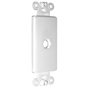 New brand Niles MB-1D Blank Decora Faceplate Insert - Almond by 