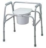 COMMODE, EXTRA WIDE, 24IN WIDE, 650 LB CAP