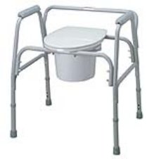 Deluxe, Steel Commodes Easily Convert for Use as a Commode, Raised Toilet Seat or a On Sale
