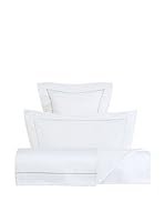 Rivolta Carmignani Juego De Funda Nórdica Sateen 300TC (Blanco/Gris)