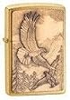 New Zippo Lighter Where Eagles Dare Emblem, Brushed Brass