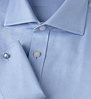 Collezione Pure Cotton Herringbone Striped Shirt