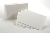 WHITE COMMERCIAL INDEX 1000 CT 4X6 PLAIN CARDS