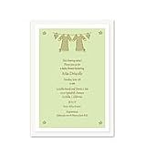 Search : Green Clothes Invitation Baby Invitations