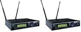 Shure ULXP4D-M1 Dual Professional Receivers with 2 x PS40 Power Supply, 1/2 Wave Antennas, 662-698
