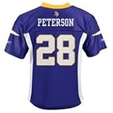 NEW Adrian Peterson Minnesota Vikings Reebok Youth Jersey Size M 10-12 Medium Boys Kids NFL
