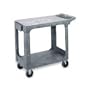 Rubbermaid-Gray Heavy Duty Flat Shelf Utility Cart (4525GY) Category: Utility Carts
