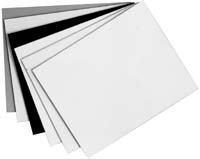 15x20 Black on Black Presentation Board. 50 Box.