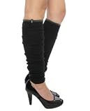 WeSC The Hiba Leg Warmers in Black,Accessories for Women