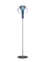 Karim Rashid Soft Aquamarine Glass Floor Lamp