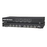 KanexPro HDMX44 4-Source - 4-Zone HDMI 4x4 Matrix Switcher with RS-232