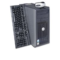 Windows 7, WiFi, Dell Optiplex GX620 Desktop PC, Pentium 4 3.0GHz with HT Technology, 1024MB Ram Memory, 40GB Hard Drive, DVD-Rom, Wireless enabled, Genuine Windows 7 Home Premium pre-installed (w/COA license and genuine installation disk)
