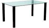 Glass Union Table Square 1100 x 1100 clear