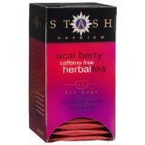 Stash Tea Herbal Teas Acai Berry 18 tea bags (Pack of 3)
