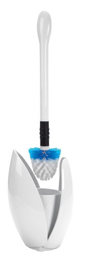 Oxo Good Grips 1220600 Curve Toilet Brush and Canister, White