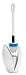 Oxo Good Grips 1220600 Curve Toilet Brush and Canister, White