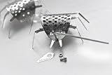 X-Bugs Spider Etched Stainless Steel Origami