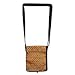 Cotton shoulder bag, 'Akha Diamonds'