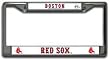 Boston Red Sox Chrome License Plate Frame