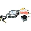 Philips USA 6' Retractable 3.5mm Composite AV Cable With Adapter