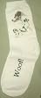 Jack Russell Terrier Puppies Dogs Woof Ladies Socks 9-11