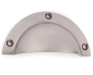 Cast Iron Domed Smooth Bin Pull 2 15/16