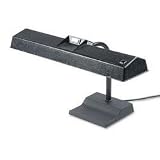 Electrix Illumination 2066-BK Extra Bright Fluorescent Gooseneck Desk Lamp, 14h, Lexan Shade, Matte Black