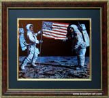 Giant Leap for Mankind By Mort Kustler Framed & Matted