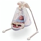 Fisher-Price - Starlight Papasan Cradle Swing Periwinkle Blue