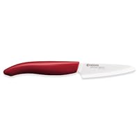 Kyocera Revolution Series 3-1/7- Inch Paring Knife with Red Handle, White Blade