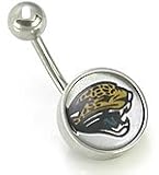 NFL Belly Button Ring - Jacksonville Jaguars