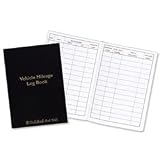 Guildhall Vehicle Mileage Log Book 60 Pages 149x104mm Black Ref T43Z'