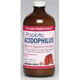 21doXPfvARL. SL160  Acidophilus Culture Liquid Strawberry 16 oz American Health