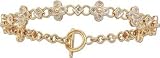 1/4ctw Milgrain Diamond Bracelet with Toggle Clasp