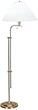 Polished Brass Sight Saver Swing Arm Floor Lamp