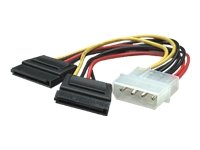 MANHATTAN SATA Y-Stromkabel 3Pack 4-pol. Typ-Molex / 2 x SATA Stromstecker 15cm Preisvergleich