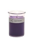 Red Flower - Lavender Mini Candle