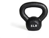 Single Kettlebell - Black 5 lb.