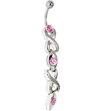 Passion Pink Topnotch Gem Dangle Gelly Ring