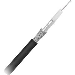 Monster CI MCX-BLK-250 Bulk Black Mini Coaxial Video Cable (250 feet)