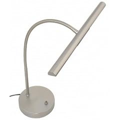 Jahn Halogen Klavierlampe Platin mit Flexarm Made in Germany