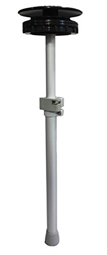 Vico MarineSupport Pole (28" - 47") + Boat Vent 3 (GXP47A-1 BV3 BLK) - Quick and Easy Installation