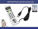 (Special offer for sunday !)USB Internet VoIP Skype Phone Free 2 White (with LCD Display) - Skype Certified USB VOIP Internet IP Phone