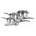 T-Fal Elegance Stainless Steel 10-Piece Cookware Set