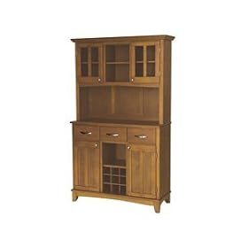 Home Styles Cottage Oak Server with Cottage Oak Top and Hutch 41.75x17x72.26-in. by Home Styles