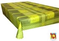 118x58 Inch Polyester Tablecloth - Cigale / Green
