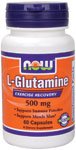 L-Glutamine by NOW Foods - Mental Fitness (500 mg - 60 Capsules)