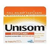 Unisom Night Time Sleep Aid Tablets – 16 Each