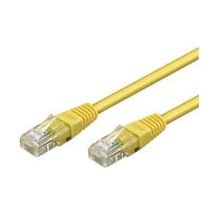 BIGtec 3m CAT.5e Ethernet LAN Patchkabel Gigabit Netzwerkkabel Patch Kabel gelb (RJ45, Cat 5e, Twisted Pair UTP, 1000 Mbit/s) 2 x RJ45 Stecker ideal f�r Switch , DSL Verbindungen , Patchfelder , Patchpanel , Router , Modem , Access Point und andere Ger�te mit RJ45 Anschlu� ,CAT Kabel KAT Kabel CAT5e