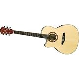 Ibanez AEF Series AEF18LENT Left Handed Acoustic Electric Guitar - Natural